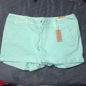 Mint green American eagle shorts